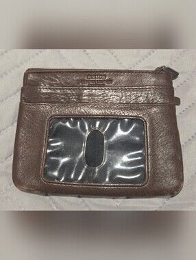 Buxton Brown Genuine Leather Men’s ID Wallet